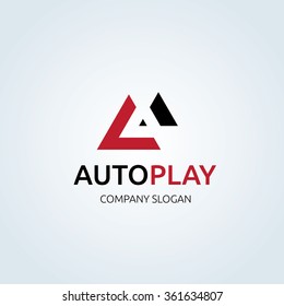 Auto Play,Automotive Vector logo template