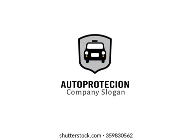 Auto Protection Logo Vector Symbol Design Illustration