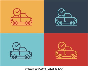 Auto Purchase Logo Template, Simple Flat Icon Of auto,vehicle,car