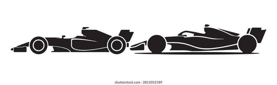 Auto racing, competitive sport, speed, advanced technology vehicles, formula cars. High performance transport.