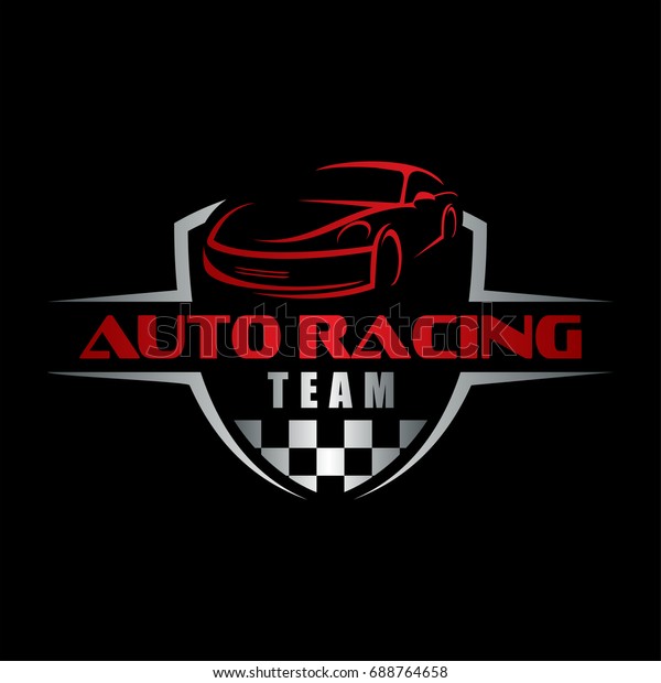 Auto Racing Team Car Logo Stock Vector (Royalty Free) 688764658 ...