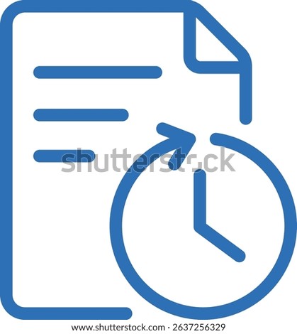 Auto Renewal Icon – Vector Line Symbol for Subscription Continuity and Plans