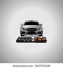 Auto repair car service logo, vector illustration