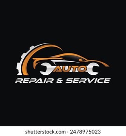 Auto Reparatur Auto Service Logo
