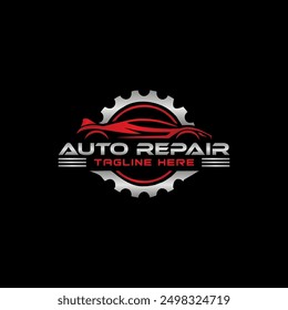 Auto repair car service logo