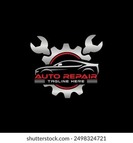 Auto repair car service logo