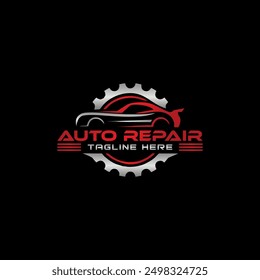 Auto repair car service logo