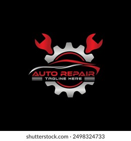 Auto Reparatur Auto Service Logo