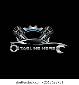 Auto repair car service logo, badge, emblem, template. Perfect logo for the automotive and repair industry.