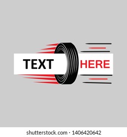 Auto repair company logo design template. Tire shop logotype vector icon, for web and corporate identity. Abstract sport automotive Tire Logo symbol.
