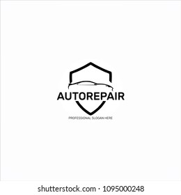 Auto Repair Design Logo Template Element. Vector Logotype
