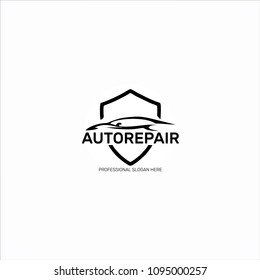 Auto Repair Design Logo Template Element. Vector Logotype