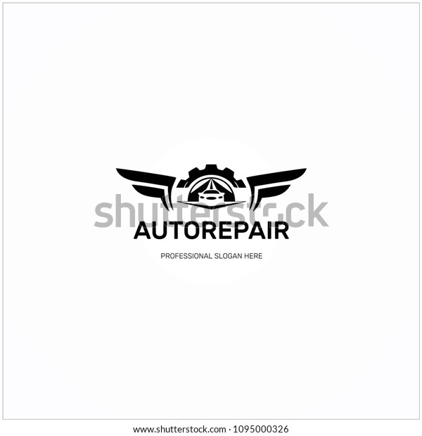 Auto\
Repair Design Logo Template Element. Vector\
Logotype
