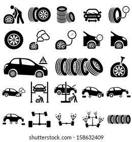 Auto repair Icons