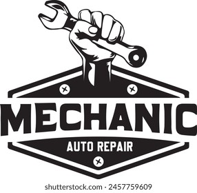 Auto Repair log and sticker design and also you can use for t shirt 