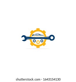 Plantilla de diseño de logotipo de reparación automática.