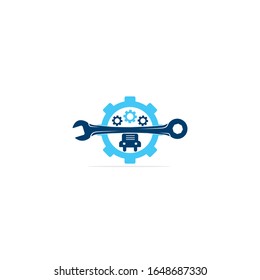 Auto repair logo design template.
