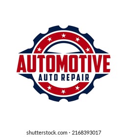 Auto Repair Logo Design Template Vector Stock Vector (Royalty Free ...