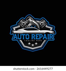 Auto Repair Logo Design Template