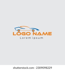 Reparación automática del logotipo Diseño del vector.