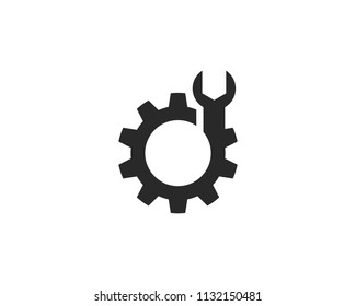 Auto repair logo vector icon template