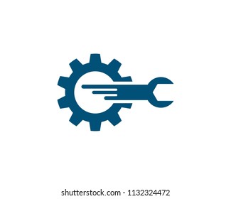 Auto repair logo vector icon template