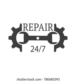auto repair service shop vector 