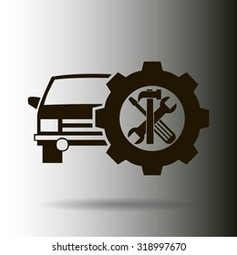 auto repair. vector icon