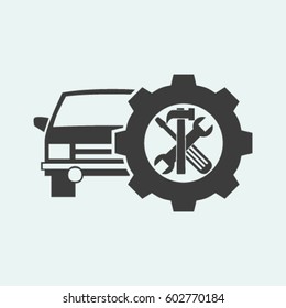 auto repair vector icon