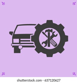 auto repair vector icon