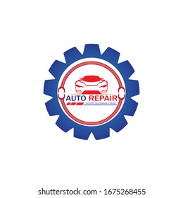 Auto Repairing Logo Vector. Automotive and Transportation Logo template