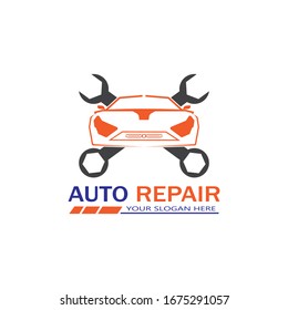 Auto Repairing Logo Vector. Automotive and Transportation Logo template