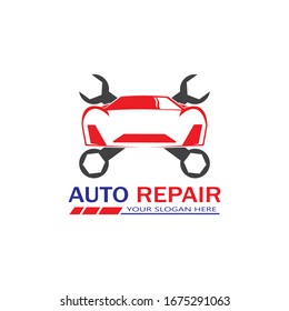 Auto Repairing Logo Vector. Automotive and Transportation Logo template