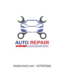 Auto Repairing Logo Vector. Automotive and Transportation Logo template