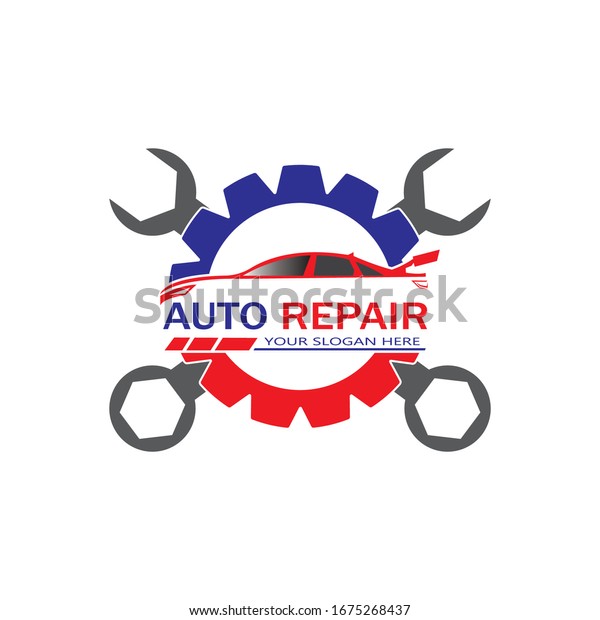 Auto Repairing Logo Vector. Automotive and\
Transportation Logo\
template