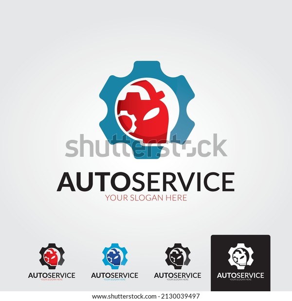 Auto Repairing Logo Vector. Automotive and
Transportation Logo
template