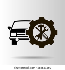 auto repair.vector icon