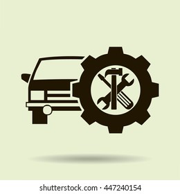 auto repair.vector icon