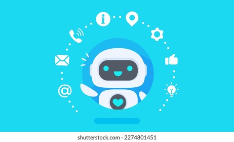 Auto reply system with intelligent robots provide information and help customers with problems