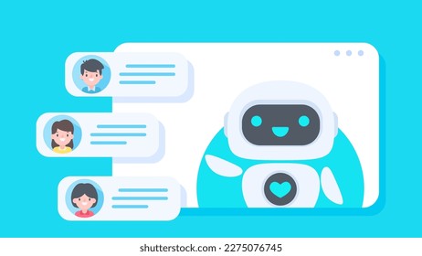 Auto reply system with intelligent robots provide information and help customers with problems