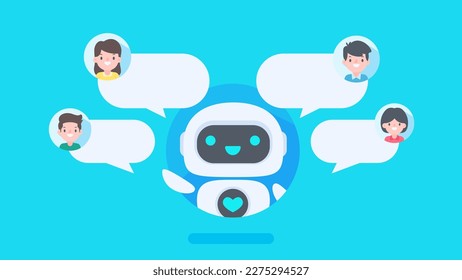 Auto reply system with intelligent robots provide information and help customers with problems