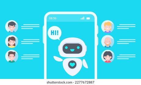 Auto reply system with intelligent robots provide information and help customers with problems