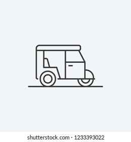 easy rickshaw drawing