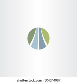 Auto Road Icon Highway Logo Vector Symbol
