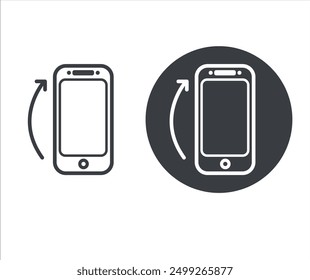 Bildschirmsymbol automatisch drehen. Mobile Smartphone automatisch drehen Bildschirm, Flip-Screen-Symbol 
