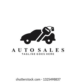 auto sales logo design