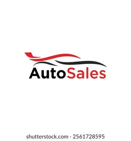 Auto Sales Logo Design Vector