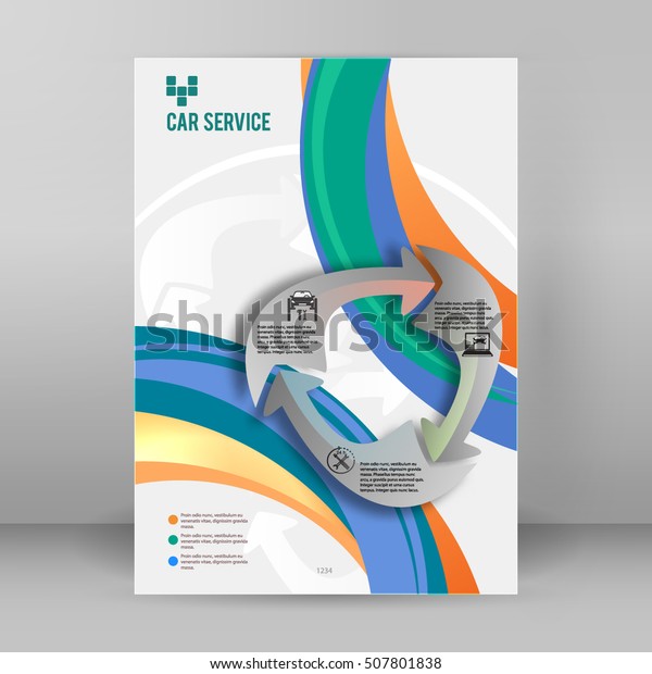 Auto service and car repair background with icons\
design elements on gray blur glowing background. Modern business\
presentation template for advertising vehicle repair newsletter.\
Vector eps 10