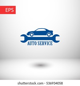 auto service icon. One of set web icons