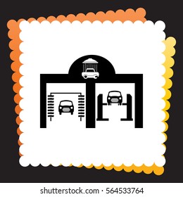 Auto service  icon. Vector design.